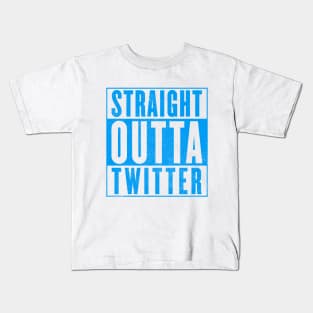 Straight Outta Twitter Kids T-Shirt